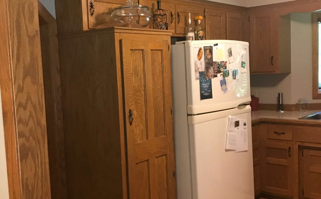 Before kitchen remodel
